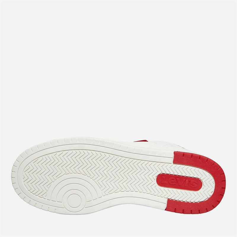 Levi's Junior Boys Kick Mid Trainers White