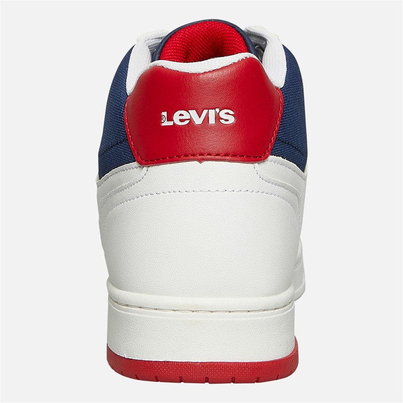 Levi's Junior Boys Kick Mid Trainers White