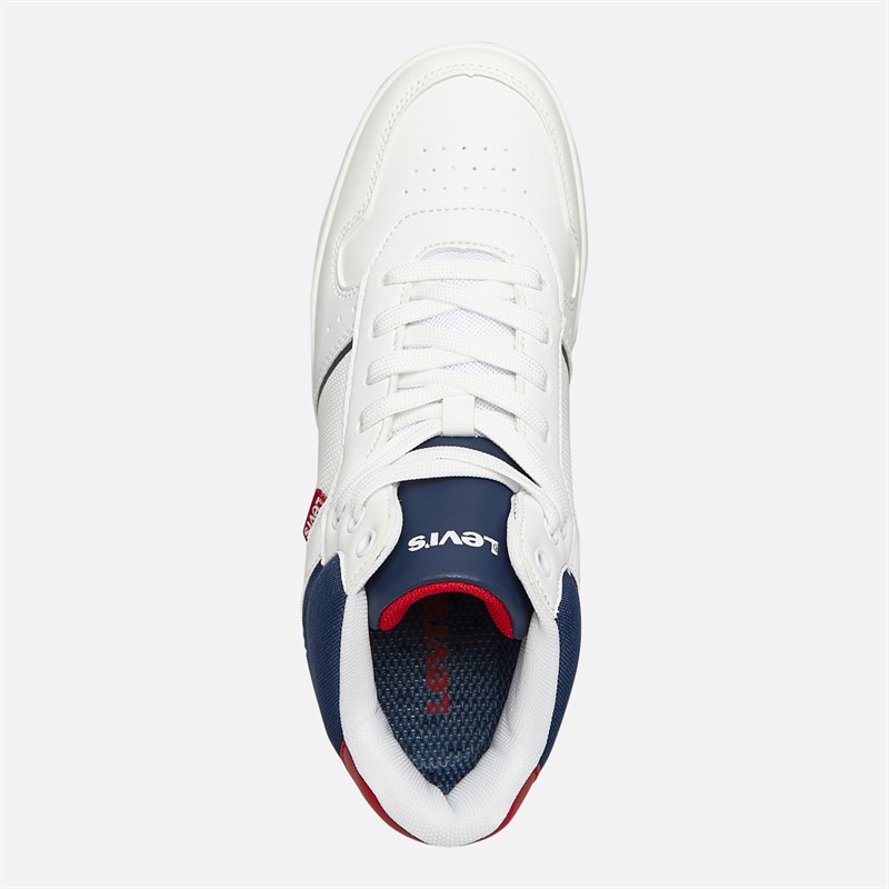 Levi's Junior Boys Kick Mid Trainers White