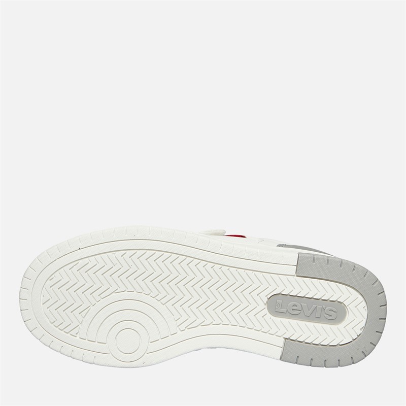 Levi's Girls Kick Trainers White/Silver