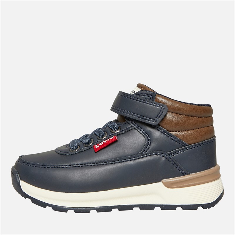 Levi's Boys Ascot Mini Boots Navy