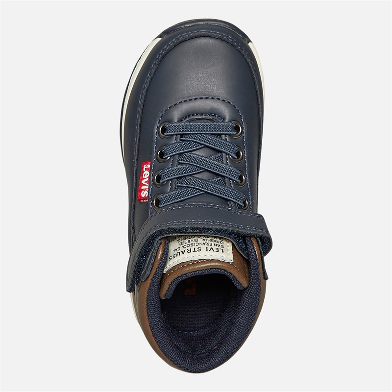 Levi's Boys Ascot Mini Boots Navy