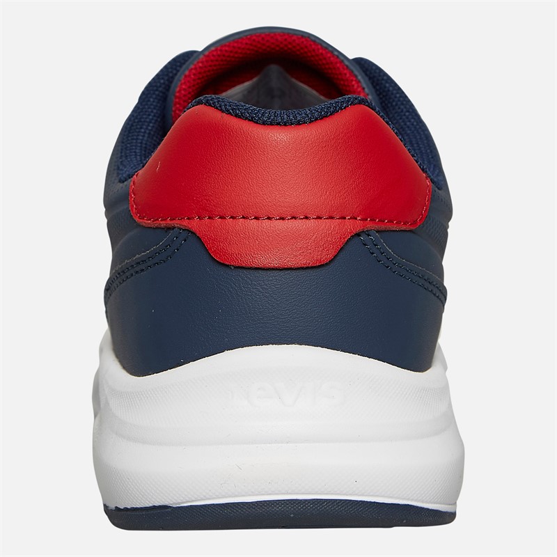 Levi's Junior Boys Larry J Trainers Navy/Red