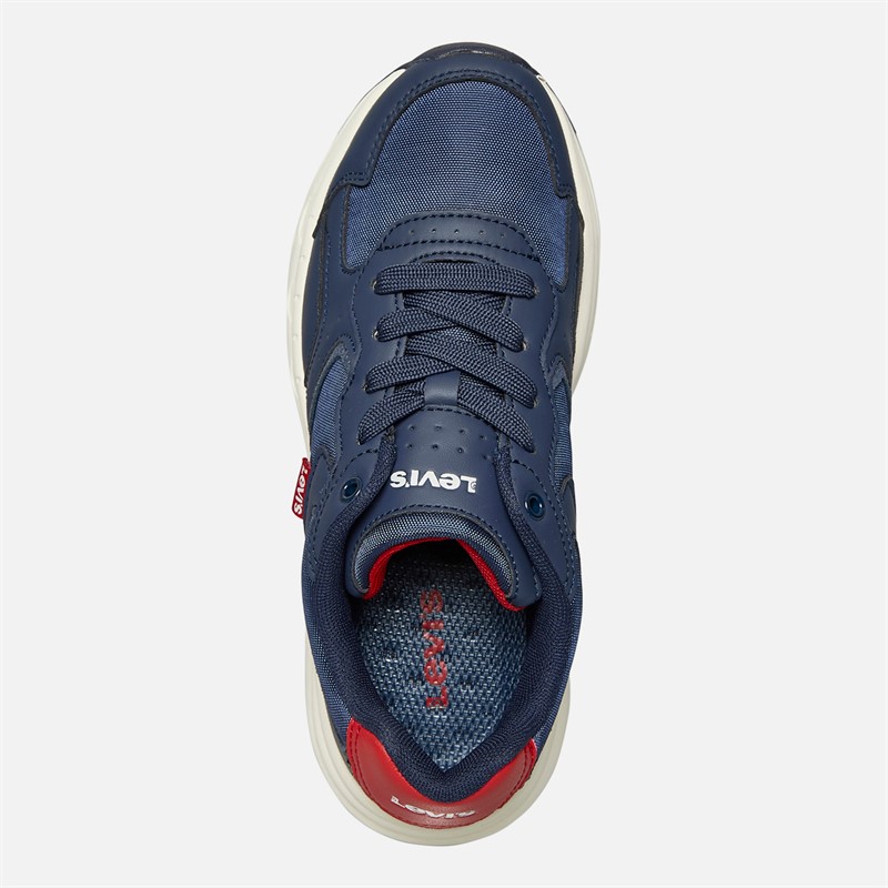 Levi's Junior Boys Tyler Trainers Navy/Red