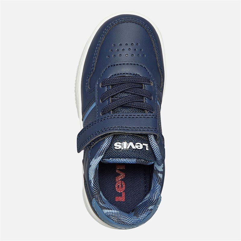 Levi's Boys Kick Mini Trainers Navy/Camo