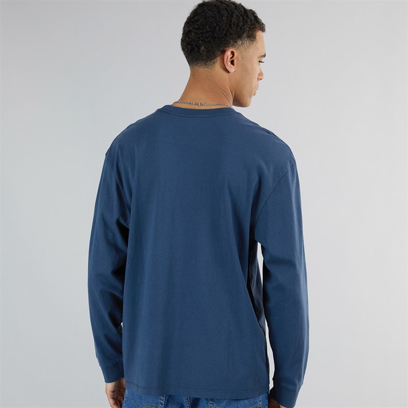 Levi's T-shirt classique décontracté Homme LS Monogram Spellbound