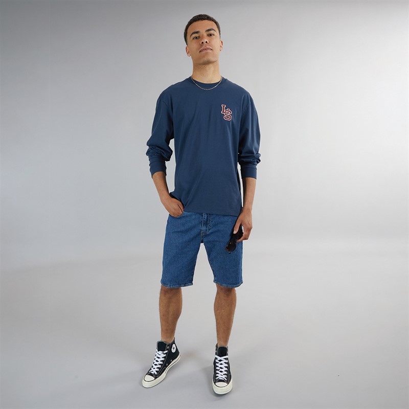 Levi's T-shirt classique décontracté Homme LS Monogram Spellbound