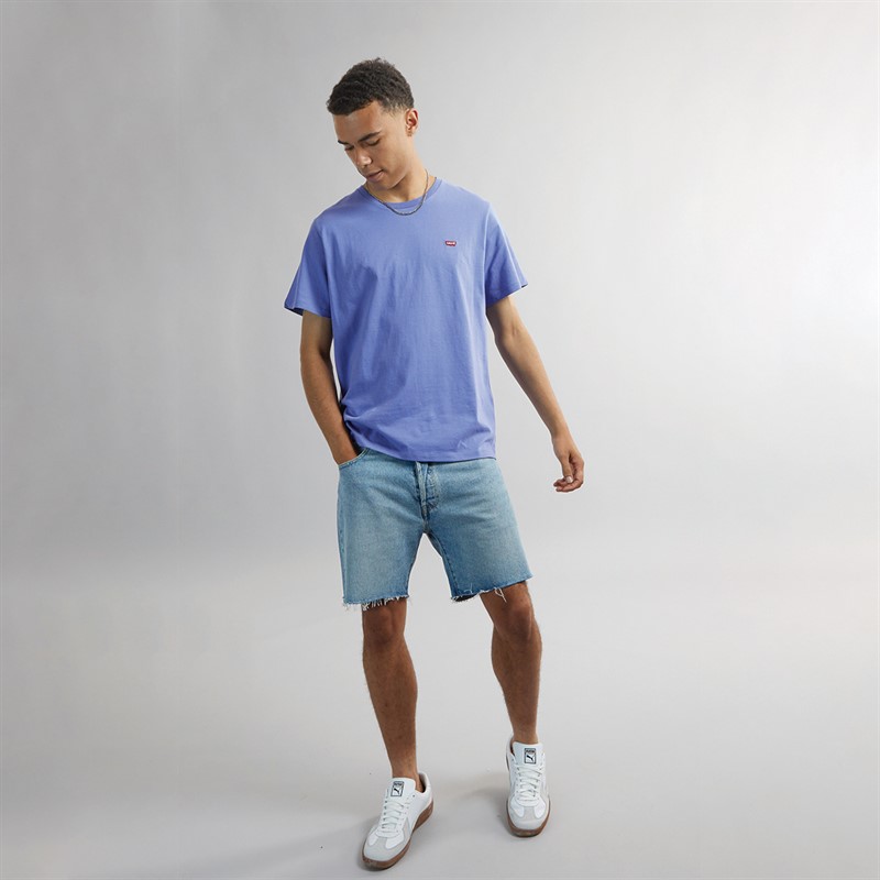 Levi's Mens Original HM T-Shirt Bleached Denim