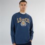 Levi's Heren Graphic Authentic T-Shirt LS & Co Collegiate LS GD Dress Blues