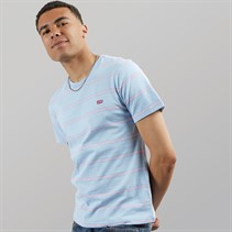 Levi's Mens Original HM T-Shirt Seaside Stripe Soft Chambray