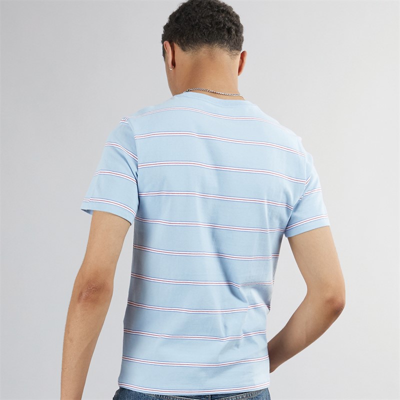 Levi's Herre Original HM T-Shirt Seaside Stribe Blød Chambray