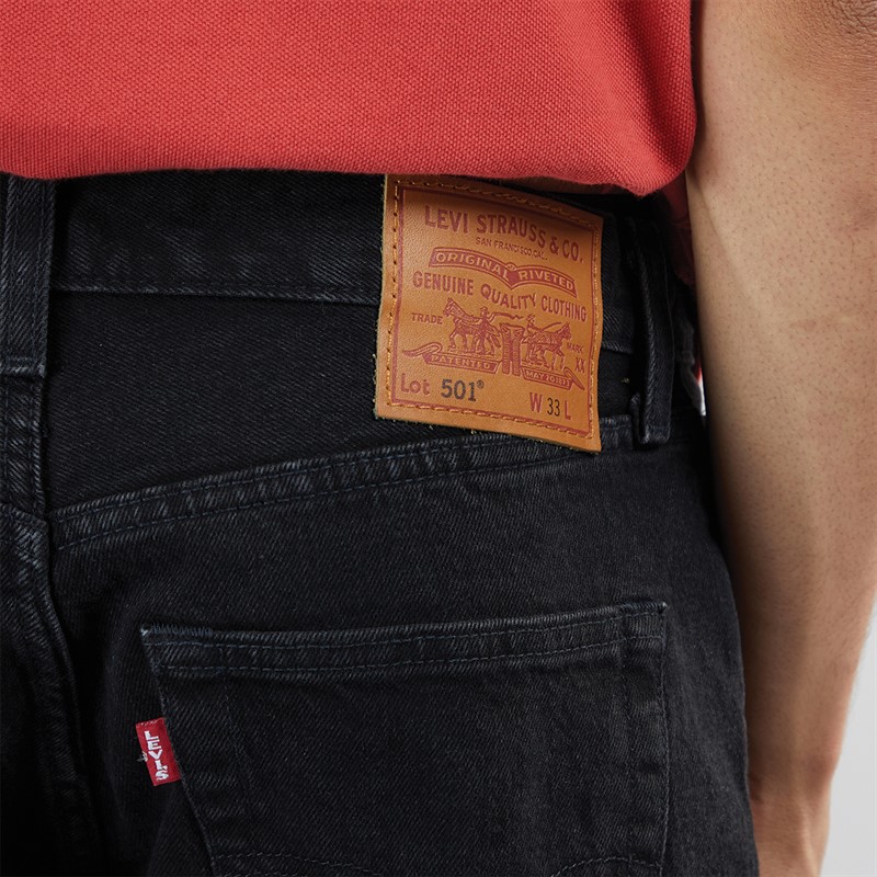 Levi's Mens 501 Original Shorts Black Accord Short