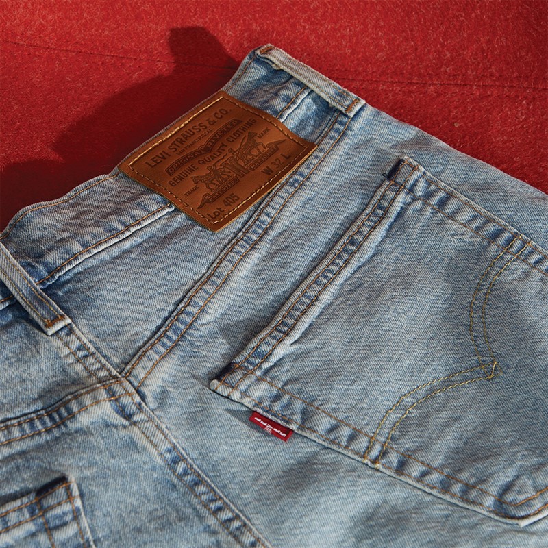 Levi's Mens 405 Standard Shorts Punch Line Philosophers Cloud Short