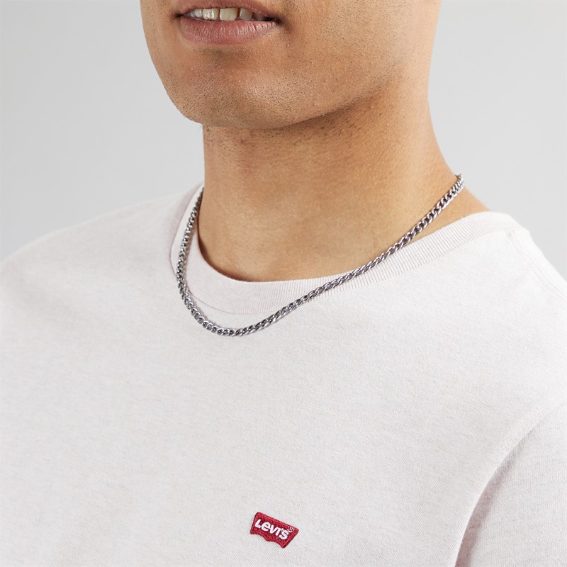 Levi's Mens Original HM T-Shirt Violet Ice Single Dye Heather Violet Ice