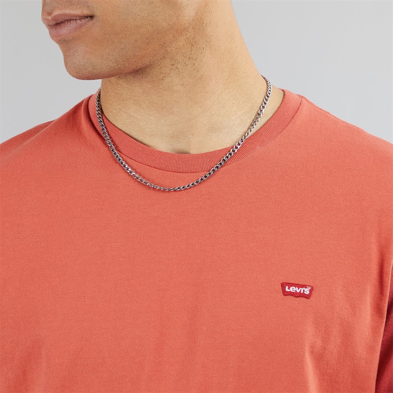 Levi's Herre Original HM T-Shirt Sundown Rød