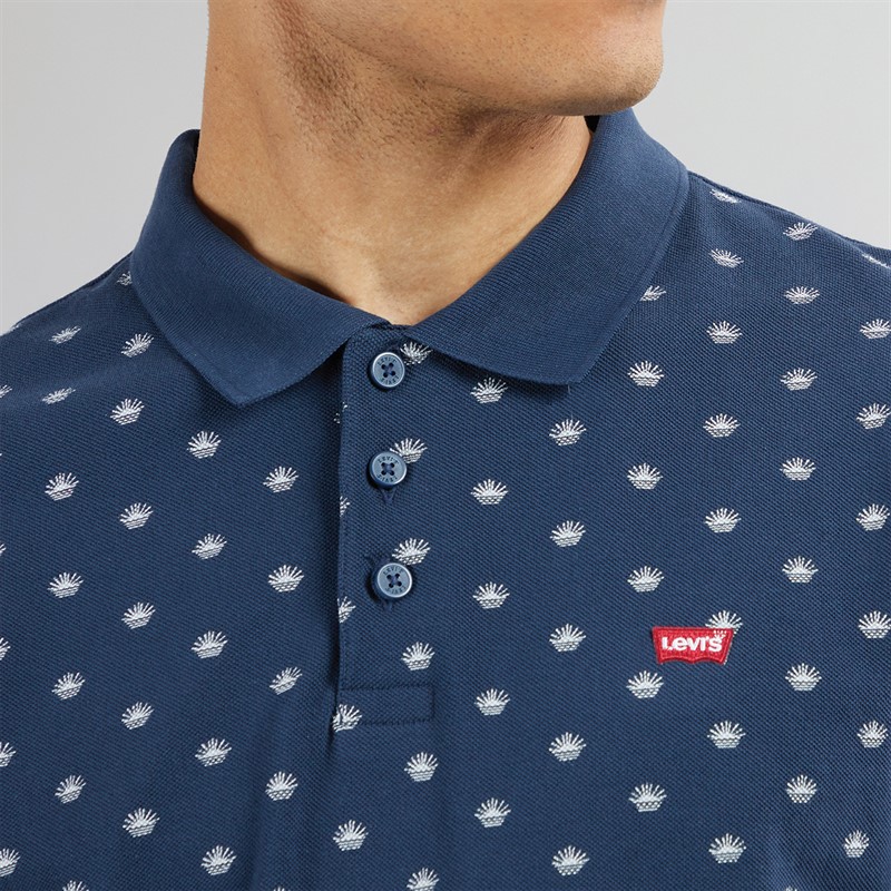 Levi's Polo HM Homme Sunset Geo Bleu Vêtement