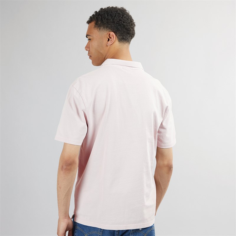 Levi's Mens Authentic Polo Violet Ice Garment Dye Violet Ice