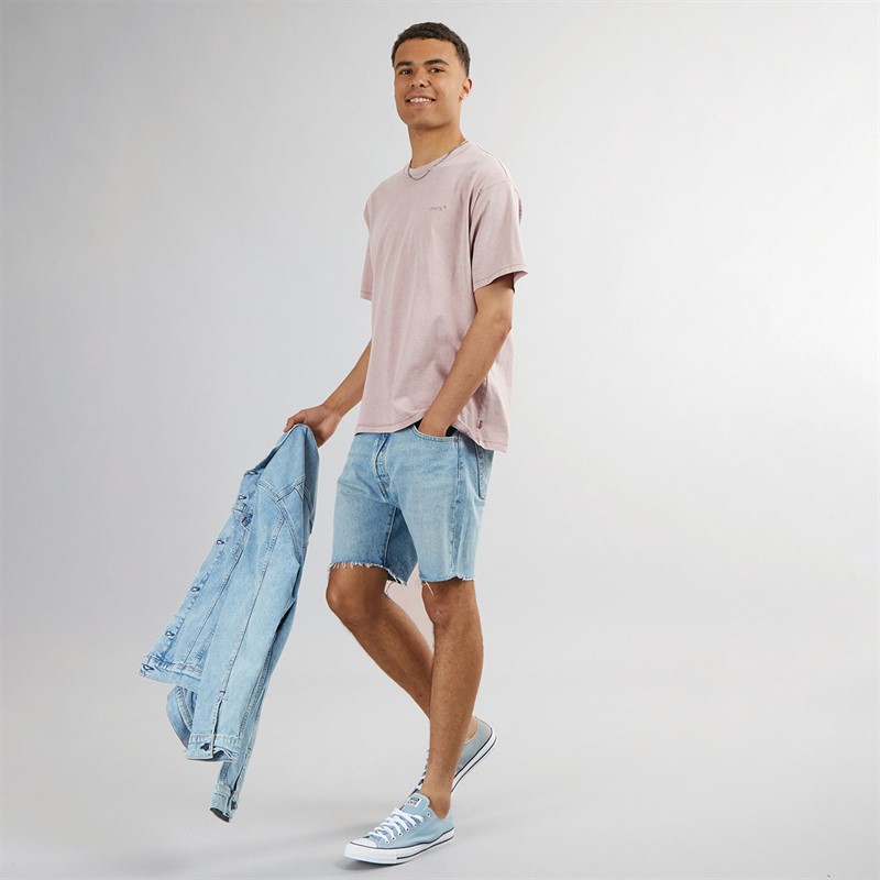Levi's Mens Red Tab Vintage T-Shirt Garment Dye Fa172296 Woodrose