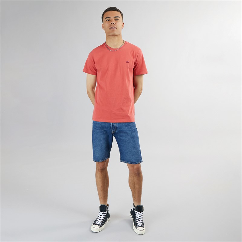 Levi's Mens 501 Original Shorts Bleu Eyes Break Short