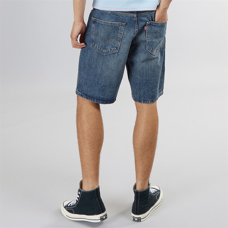 Levi's Mens 469 Loose Shorts Blue Night Shades Shorts