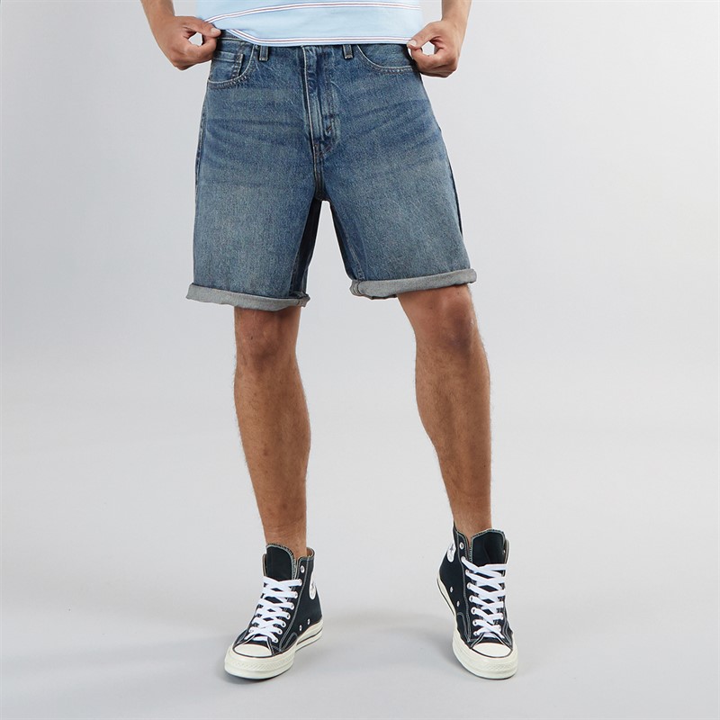 Levi's Mens 469 Loose Shorts Blue Night Shades Shorts