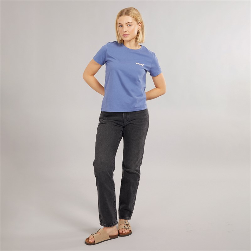 Levi's Womens Perfect T-Shirt BW Esther Floral Coastal Fjord