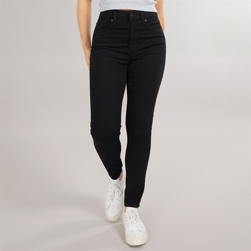 Levi's Womens Mile High Skinny Jeans Black Celestial - Size 28/32