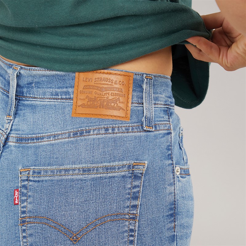 Levi's Womens 724 High Rise Straight Jeans Cool Journey