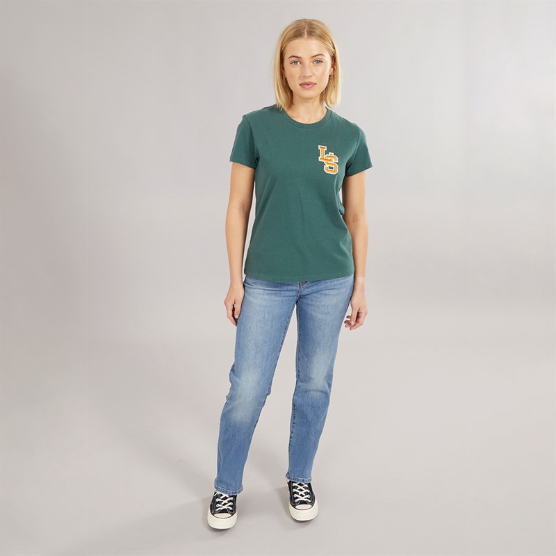 Levi's Womens 724 High Rise Straight Jeans Cool Journey