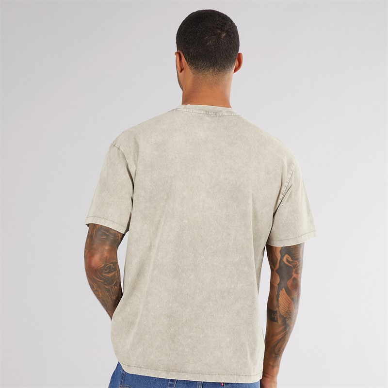 Levi's Heren Red Tab Vintage T-Shirt Stones Throw Mineral Wash Silent Storm