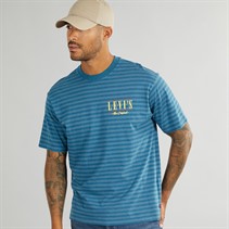 Levi's Heren Vintage Fit T-Shirt Streep Serif Logo Hampton Bay
