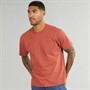 Levi's Herren Rot Tab Vintage T Shirt Garment Dye Rot Farbe