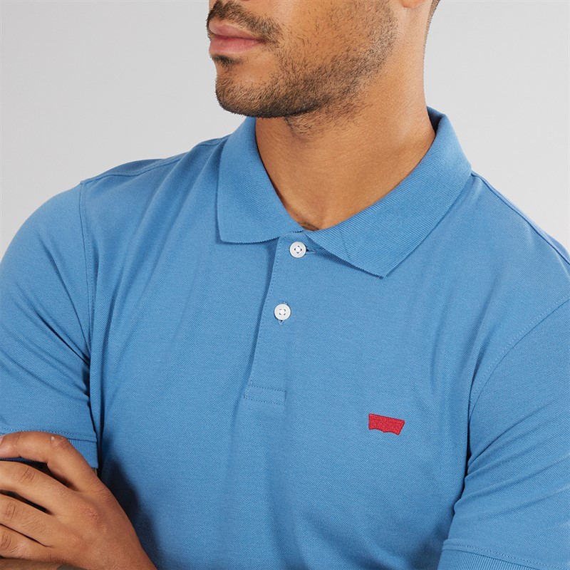 Levi's Heren Slim Polo Shirt Federal Blue