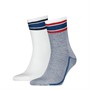 Levi's Slub Two Pack Short Cut Socks Blue Combo