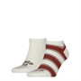 Levi's Rugby Stripe Two Pack Low Cut Socks Off White