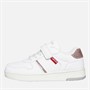 Levi's Girls Kick SE Trainers White/Pink/Glitter White/ Pink/ Glitter