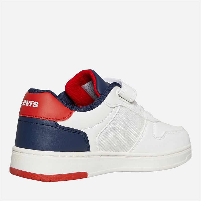 Levi's Boys Kick Ser Trainers Off White/Navy Off White/ Navy