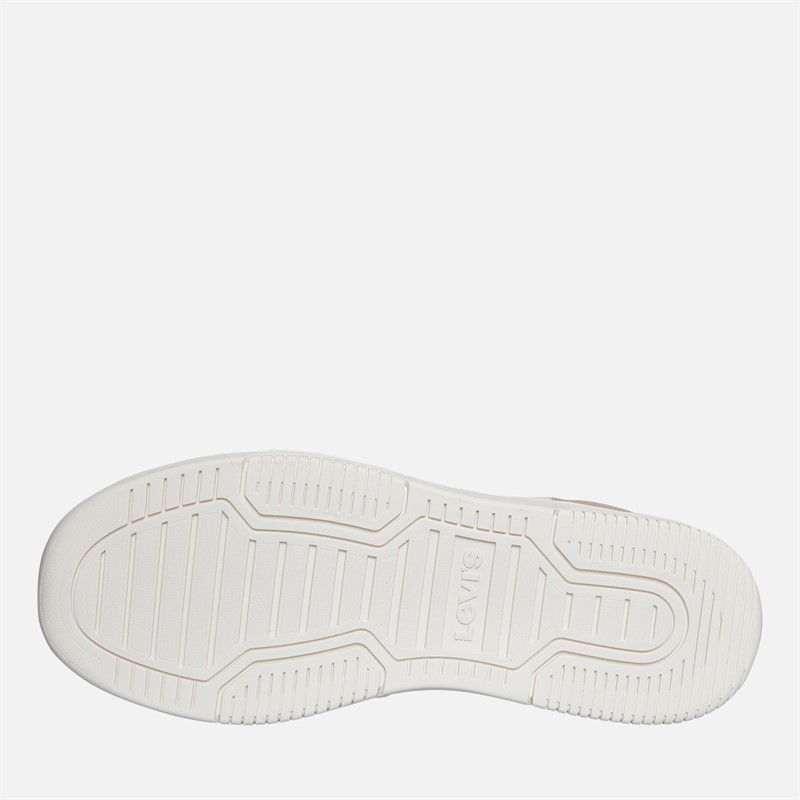 Levi's Junior Girls Maverick Trainers Off White/Blue Off White/ Blue