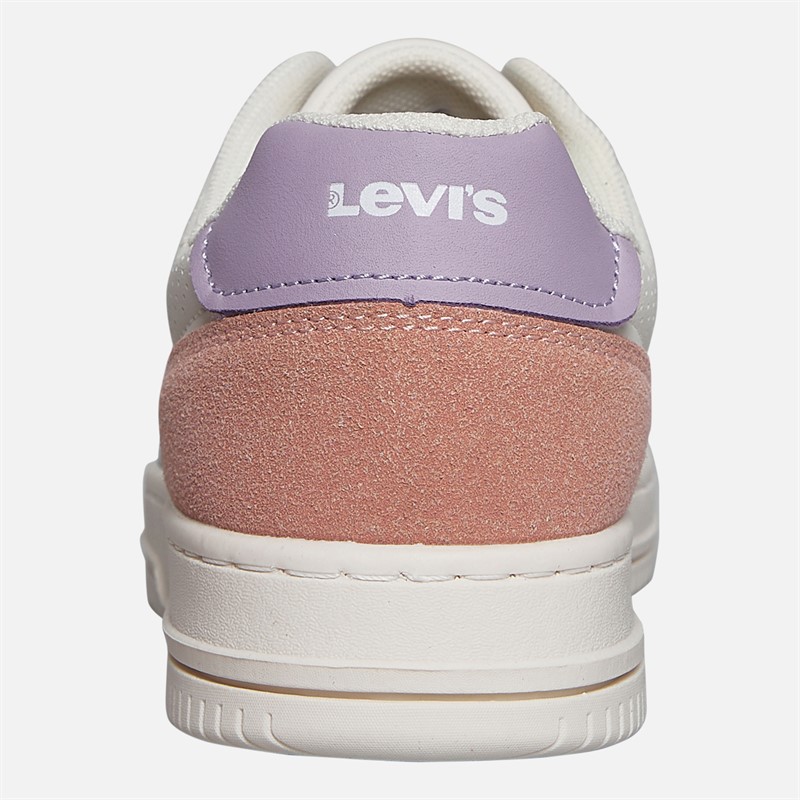 Levi's Junior Girls Maverick Trainers Off White/Blue Off White/ Blue