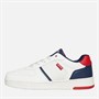 Levi's Junior Boys Kick Ser Trainers Off White/Navy Off White/ Navy