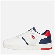 Levi's Junior Boys Kick Ser Trainers Off White/Navy Off White/ Navy