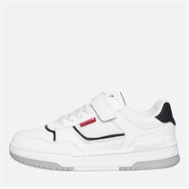 Levi's Boys John Ser Trainers White/Black White/ Black