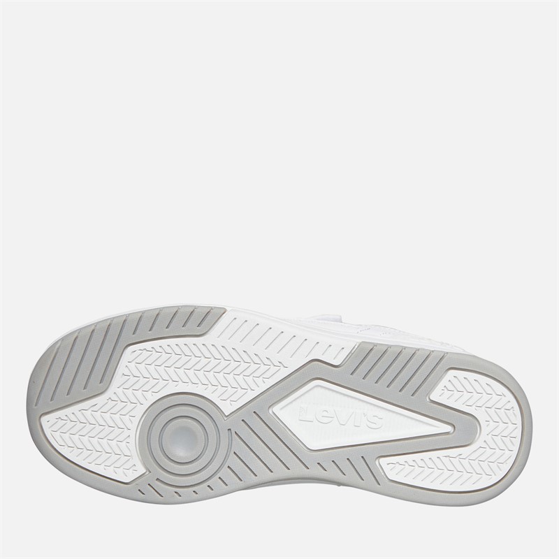 Levi's Boys John Ser Trainers White/Black White/ Black