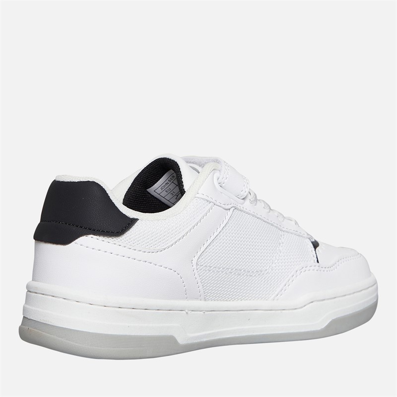 Levi's Boys John Ser Trainers White/Black White/ Black