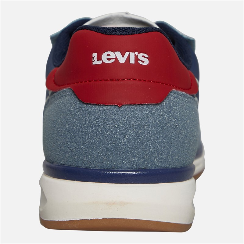 Levi's Junior Carl SR Trainers Navy/Red Navy/ Red