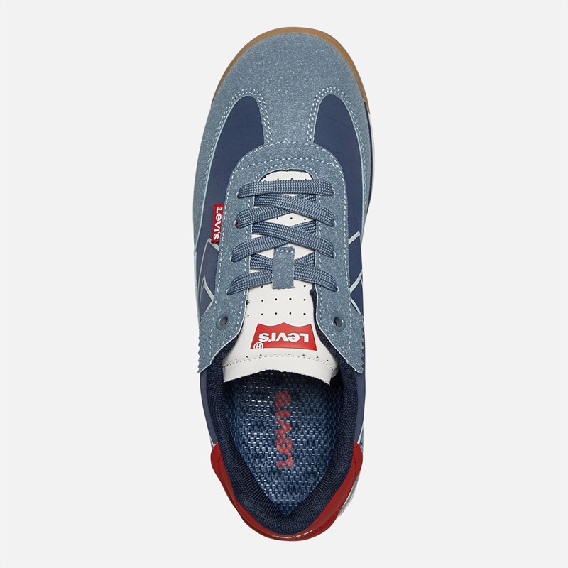 Levi's Junior Carl SR Trainers Navy/Red Navy/ Red