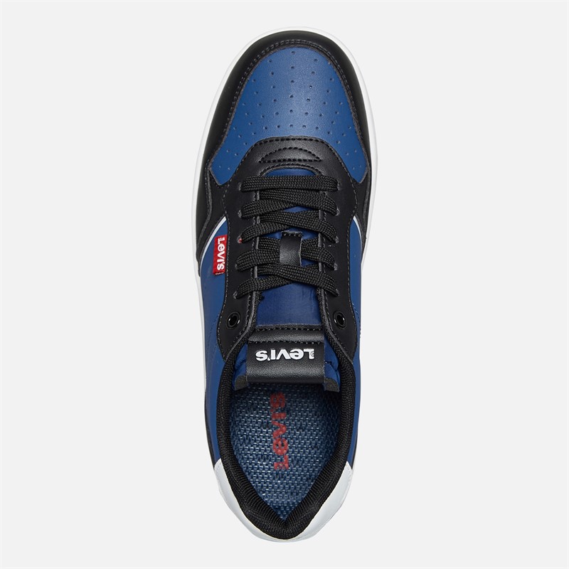 Levi's Junior Boys Aiden Trainers Black/Navy Black/ Navy