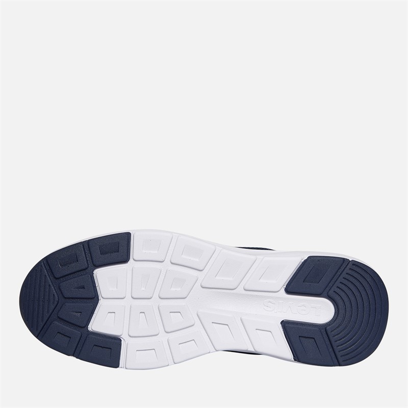 Levi's Junior Boys Hudson Trainers Navy/Yellow Navy/ Yellow