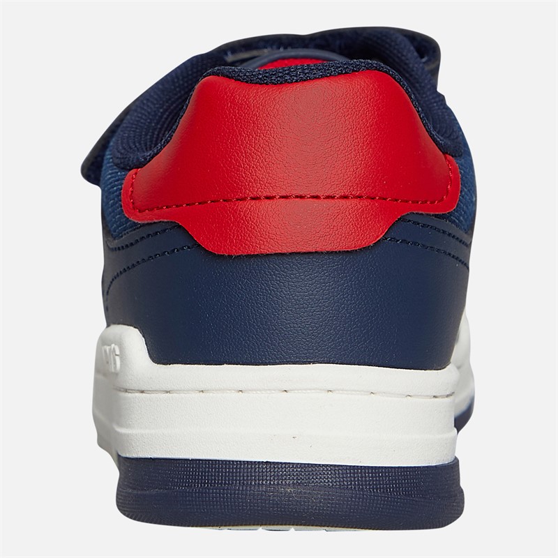 Levi's Boys John Ser Trainers Navy/Red Navy/ Red