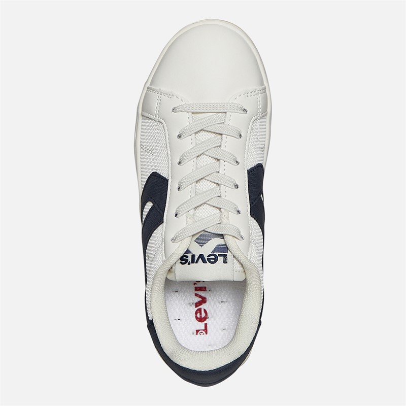 Levi's Kids Swift SR Trainers Off White/Navy Off White/ Navy